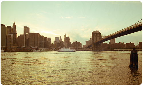 A picture of the New York City skyline.